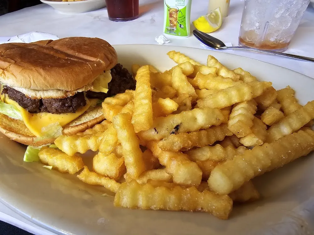 Cheeseburger and Fries