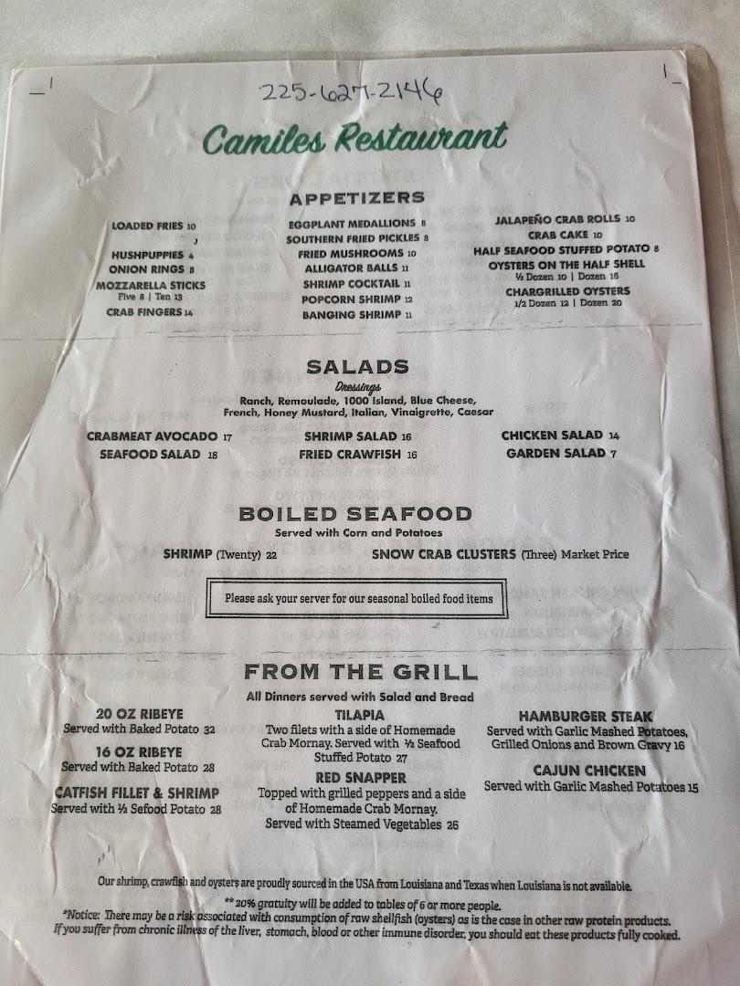Camile's Restaurant